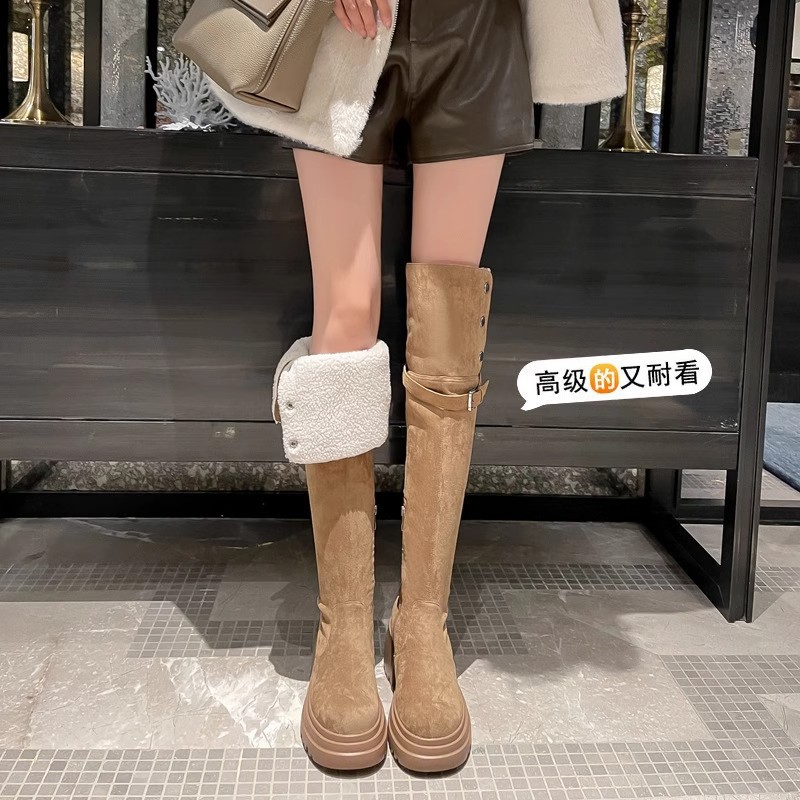 Knee High Sock Women - Сапоги до колена 2025 года, ретро