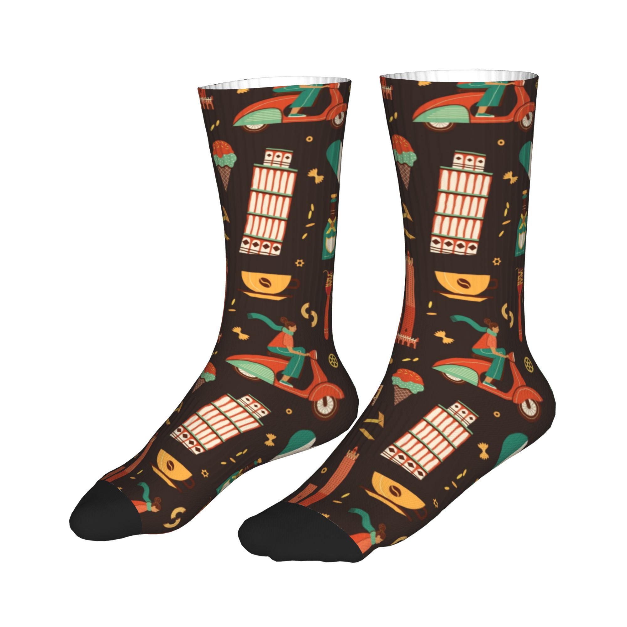 Носки с итальянской символикой – обзор и цена Dress Sock Men