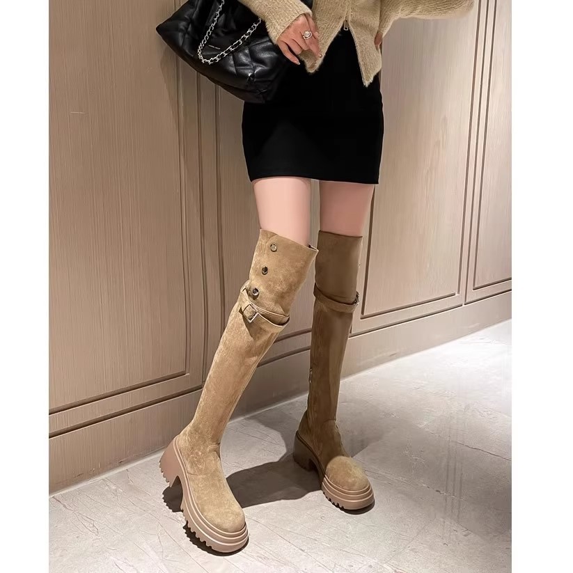 Сапоги до колена 2025 года, ре – обзор и цена Knee High Sock Women