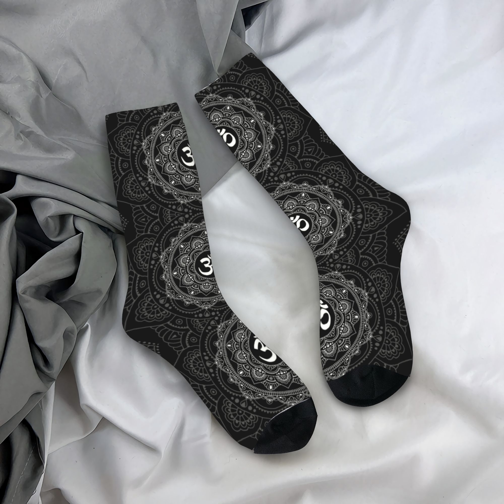 Носки с мандалой Ом на заказ,  – обзор и цена Dress Sock Men